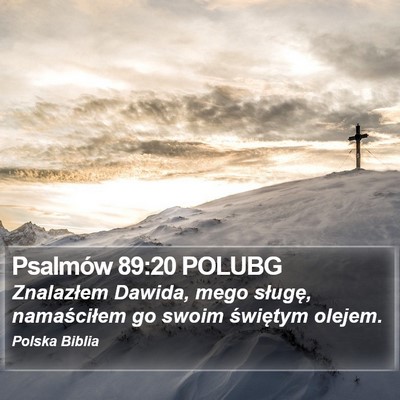 Psalmów 89:20 POLUBG Bible Verse Image