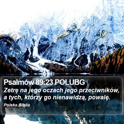 Psalmów 89:23 POLUBG Bible Verse Image