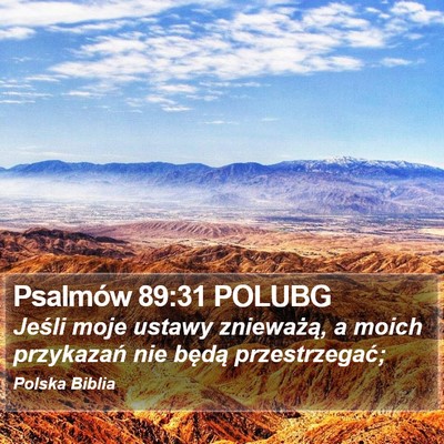 Psalmów 89:31 POLUBG Bible Verse Image