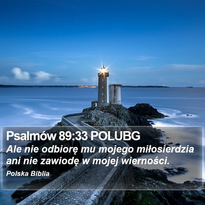 Psalmów 89:33 POLUBG Bible Verse Image
