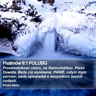 Psalmów 9:1 POLUBG Bible Verse Image
