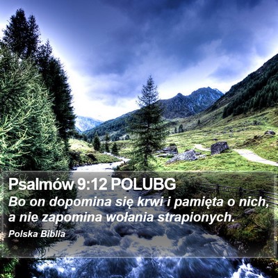 Psalmów 9:12 POLUBG Bible Verse Image