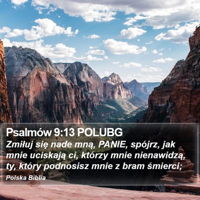 Psalmów 9:13 POLUBG Bible Verse Image
