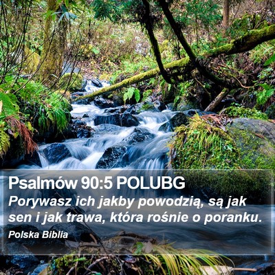 Psalmów 90:5 POLUBG Bible Verse Image