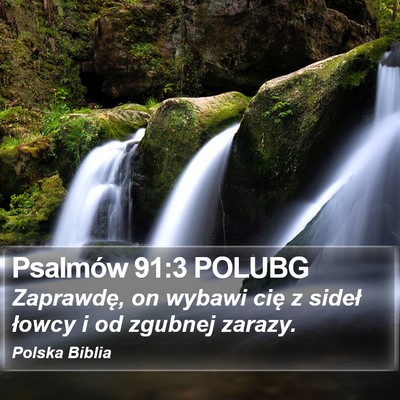 Psalmów 91:3 POLUBG Bible Verse Image
