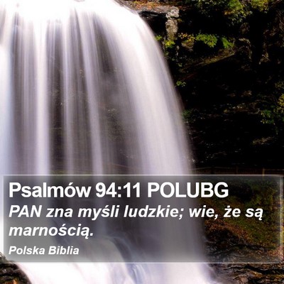 Psalmów 94:11 POLUBG Bible Verse Image