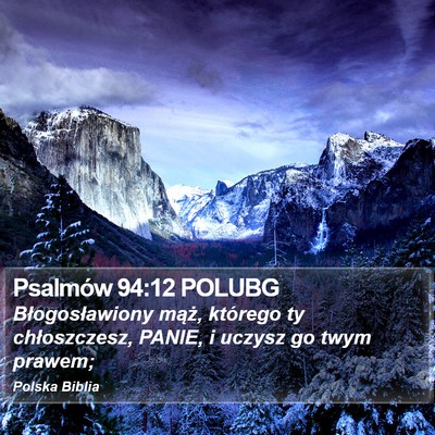 Psalmów 94:12 POLUBG Bible Verse Image