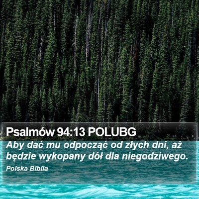 Psalmów 94:13 POLUBG Bible Verse Image
