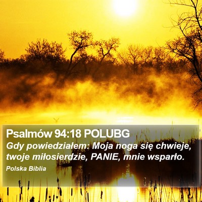 Psalmów 94:18 POLUBG Bible Verse Image
