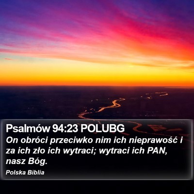 Psalmów 94:23 POLUBG Bible Verse Image