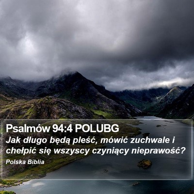 Psalmów 94:4 POLUBG Bible Verse Image