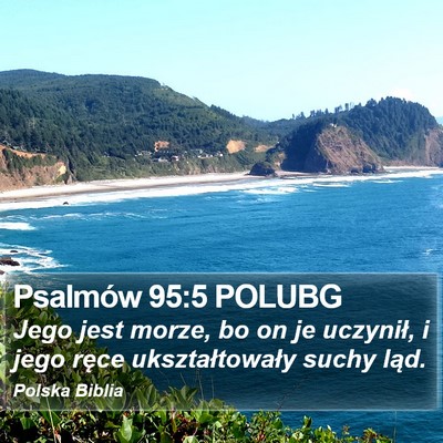 Psalmów 95:5 POLUBG Bible Verse Image