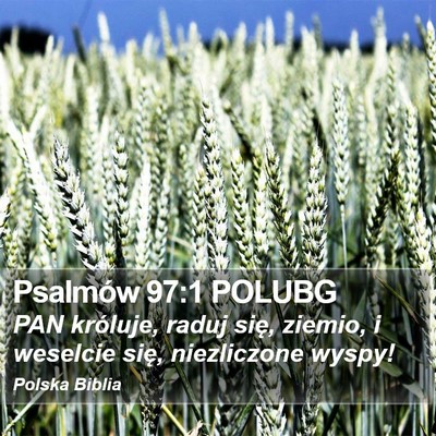 Psalmów 97:1 POLUBG Bible Verse Image