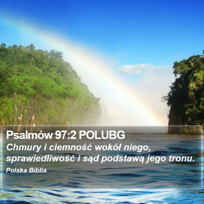 Psalmów 97:2 POLUBG Bible Verse Image