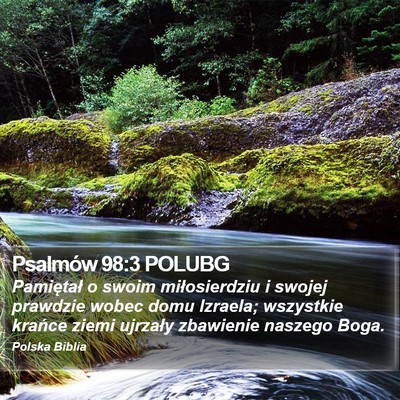 Psalmów 98:3 POLUBG Bible Verse Image