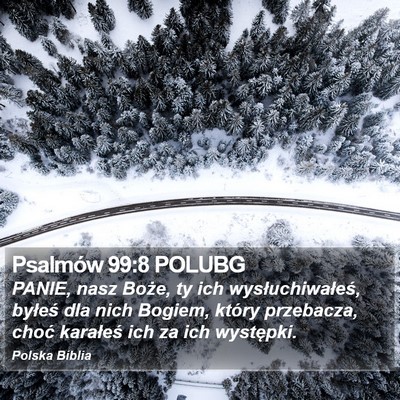 Psalmów 99:8 POLUBG Bible Verse Image