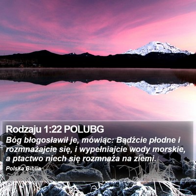 Rodzaju 1:22 POLUBG Bible Verse Image