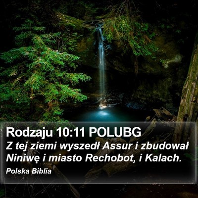Rodzaju 10:11 POLUBG Bible Verse Image