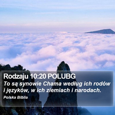 Rodzaju 10:20 POLUBG Bible Verse Image