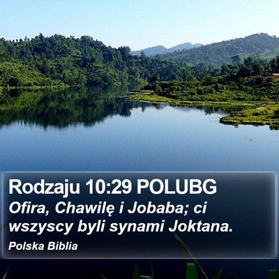 Rodzaju 10:29 POLUBG Bible Verse Image