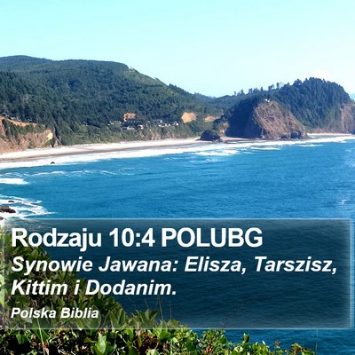 Rodzaju 10:4 POLUBG Bible Verse Image