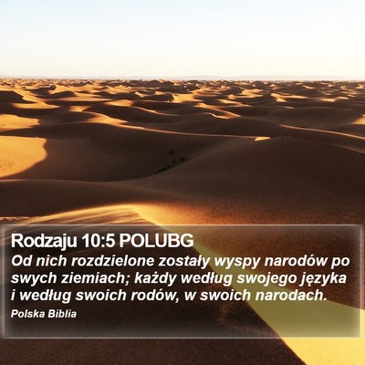 Rodzaju 10:5 POLUBG Bible Verse Image