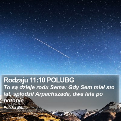 Rodzaju 11:10 POLUBG Bible Verse Image