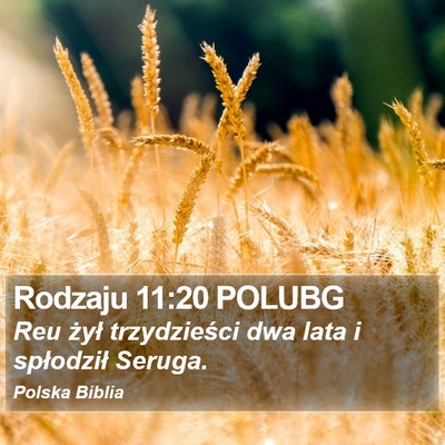 Rodzaju 11:20 POLUBG Bible Verse Image