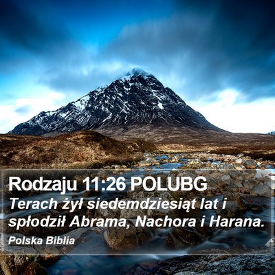 Rodzaju 11:26 POLUBG Bible Verse Image