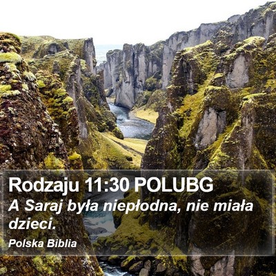 Rodzaju 11:30 POLUBG Bible Verse Image