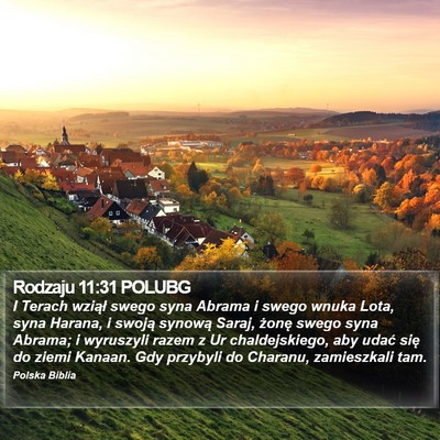 Rodzaju 11:31 POLUBG Bible Verse Image