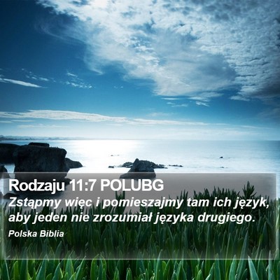 Rodzaju 11:7 POLUBG Bible Verse Image