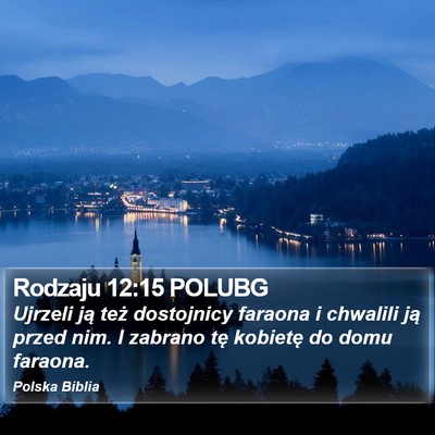 Rodzaju 12:15 POLUBG Bible Verse Image