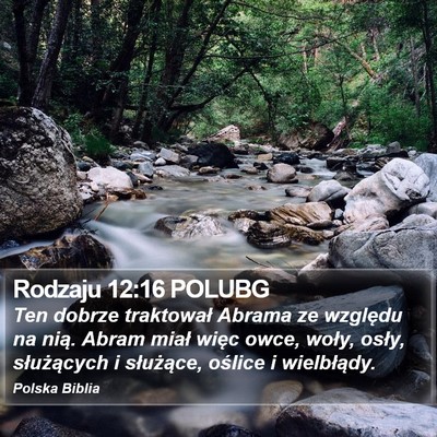 Rodzaju 12:16 POLUBG Bible Verse Image