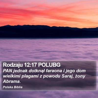 Rodzaju 12:17 POLUBG Bible Verse Image