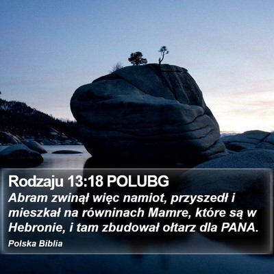 Rodzaju 13:18 POLUBG Bible Verse Image