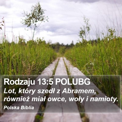 Rodzaju 13:5 POLUBG Bible Verse Image
