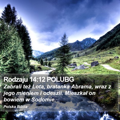 Rodzaju 14:12 POLUBG Bible Verse Image