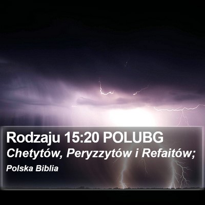 Rodzaju 15:20 POLUBG Bible Verse Image