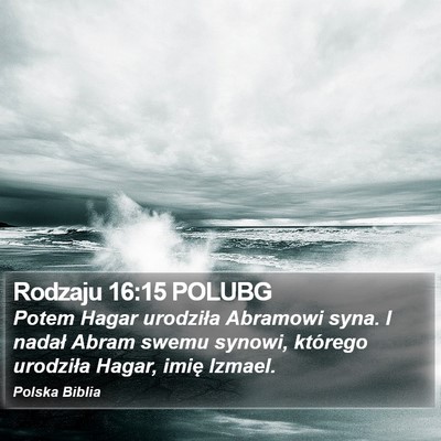 Rodzaju 16:15 POLUBG Bible Verse Image
