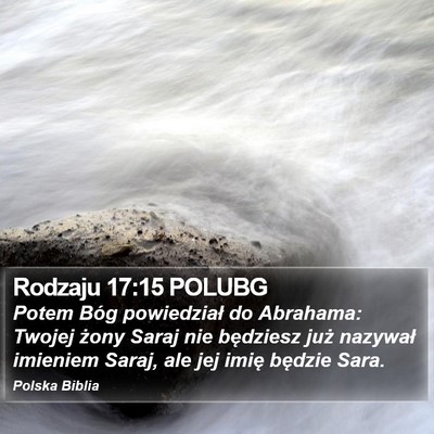 Rodzaju 17:15 POLUBG Bible Verse Image