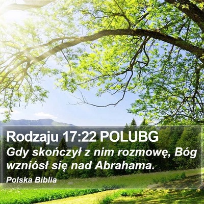 Rodzaju 17:22 POLUBG Bible Verse Image