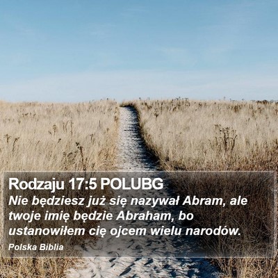 Rodzaju 17:5 POLUBG Bible Verse Image
