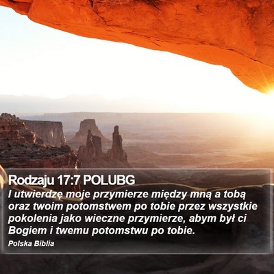 Rodzaju 17:7 POLUBG Bible Verse Image