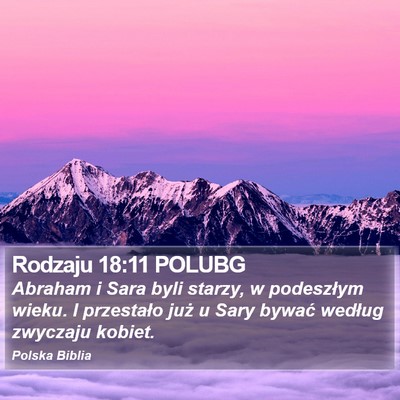Rodzaju 18:11 POLUBG Bible Verse Image