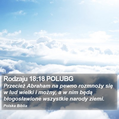 Rodzaju 18:18 POLUBG Bible Verse Image