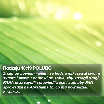 Rodzaju 18:19 POLUBG Bible Verse Image