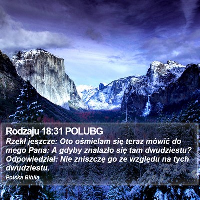 Rodzaju 18:31 POLUBG Bible Verse Image