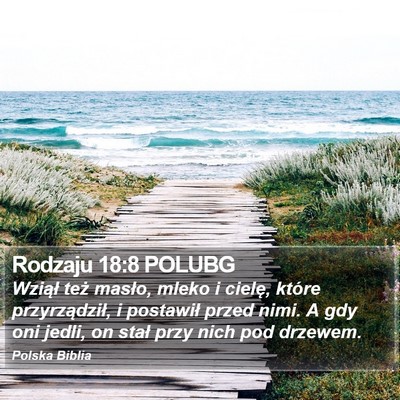 Rodzaju 18:8 POLUBG Bible Verse Image