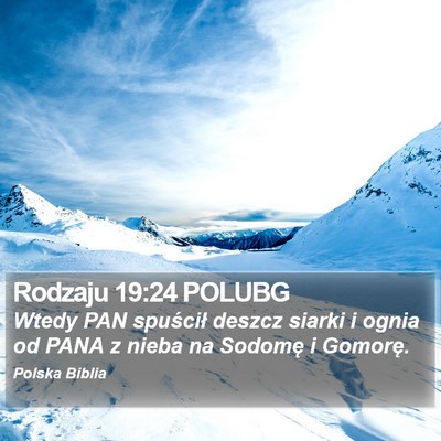 Rodzaju 19:24 POLUBG Bible Verse Image